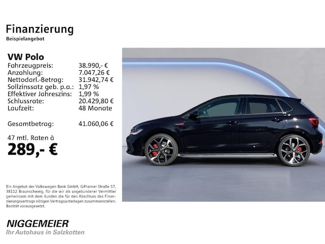 Volkswagen Polo 2.0 TSI DSG GTI