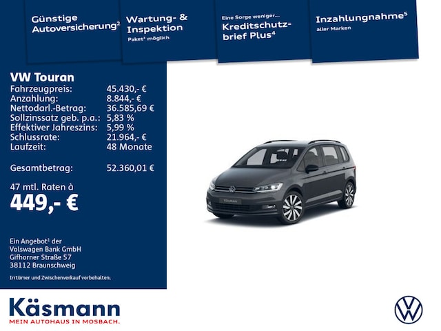 Volkswagen Touran 2.0 TDI Highline