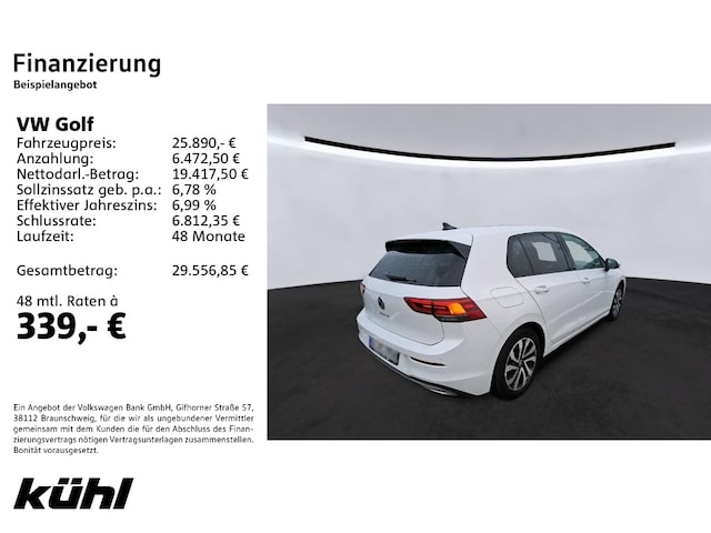 Volkswagen Golf 2.0 TDI DSG Golf VIII