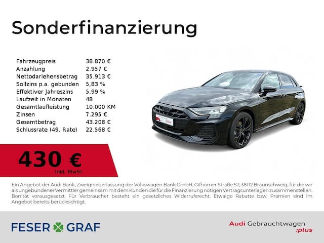 Audi A3 35 TFSI S-Line S-Tronic Sportback