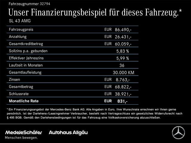 Mercedes-Benz SL 43 AMG AMG Line