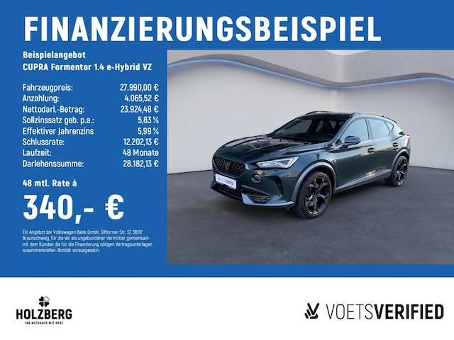 Cupra Formentor 1.4 VZ e-Hybrid