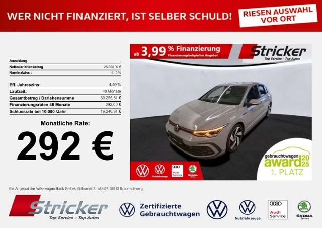 Volkswagen Golf 2.0 TSI DSG