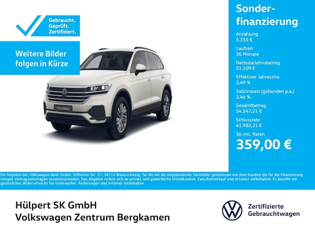 Volkswagen Touareg Touareg V6 NEUESMODELL AHK CAM ACC LM19 E-KLAPPE
