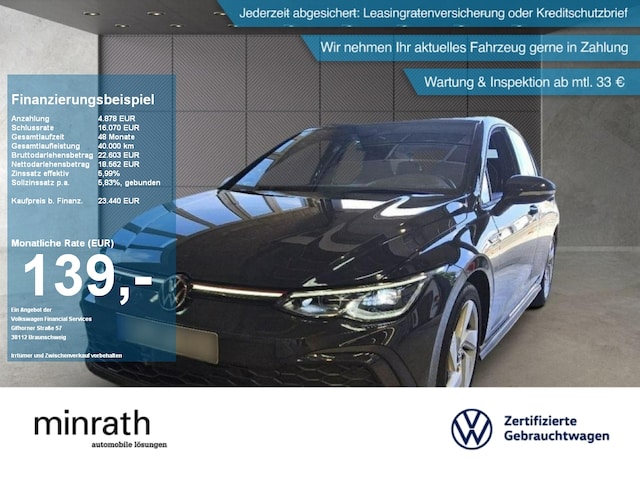 Volkswagen Golf 2.0 TSI Golf VIII