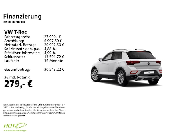 Volkswagen T-Roc 2.0 TDI DSG Style
