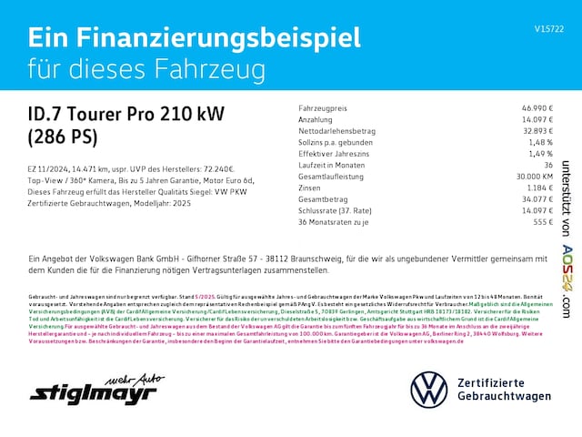 Volkswagen ID.7 IQ.Drive Pro Tourer