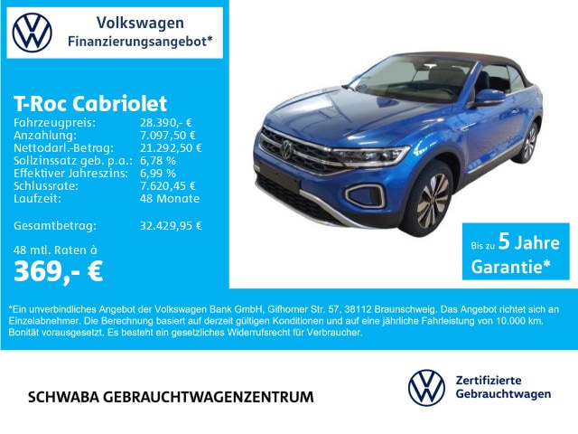 Volkswagen T-Roc 1.0 TSI Cabriolet Move