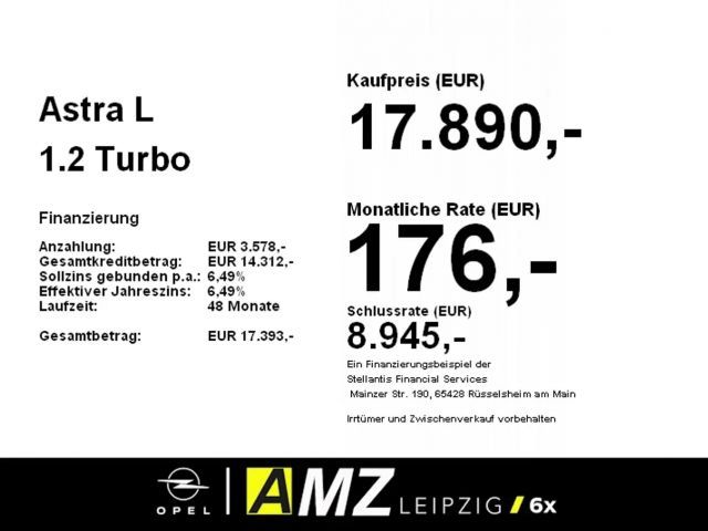 Opel Astra 1.2 Turbo Elegance Turbo