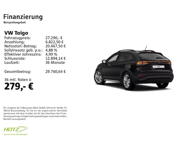 Volkswagen Taigo 1.5 TSI DSG Life