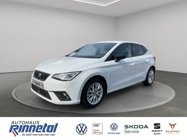 Seat Ibiza 1,0 TSI LED LICHT+NAVI+KAMERA+VIRTUAL+KESSY+ACC+PDC+SITZHZG+KLIMAAUT+NS LEDER ALU