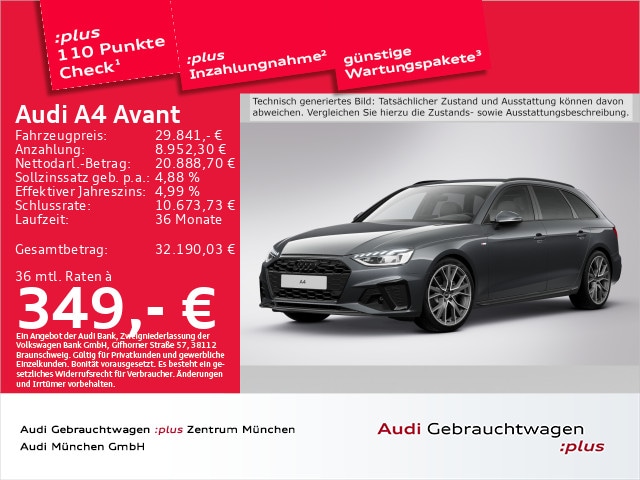 Audi A4 35 TFSI Avant S-Line
