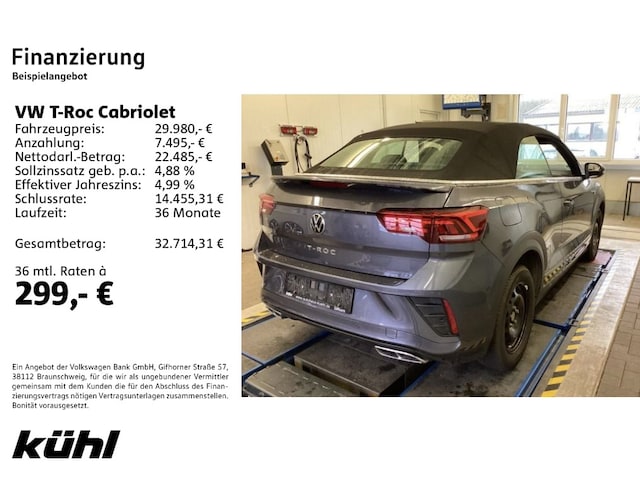 Volkswagen T-Roc 1.5 TSI Cabriolet DSG R-Line