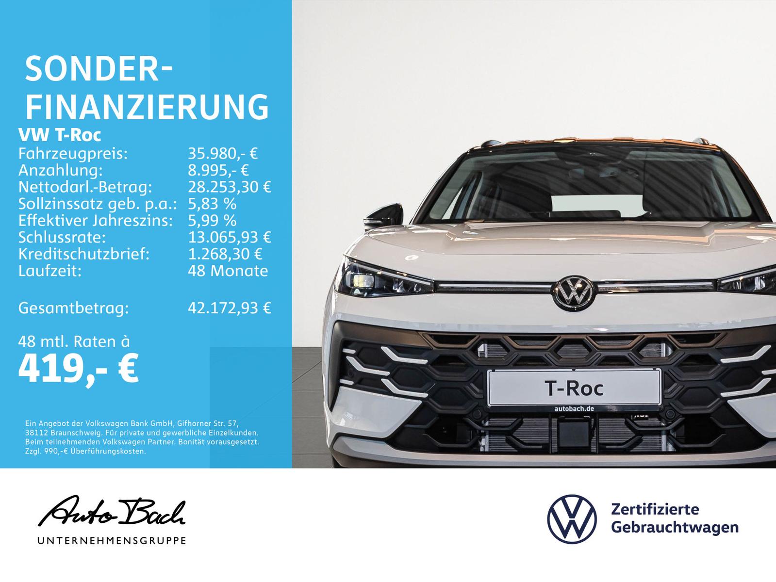 Volkswagen T-Roc 1.5 eTSI DSG Life