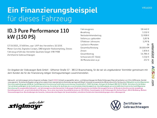 Volkswagen ID.3 Performance Pure