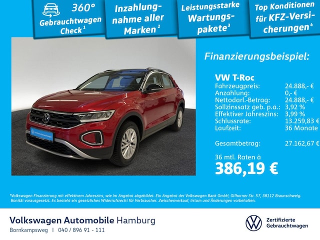 Volkswagen T-Roc 1.5 TSI DSG Life