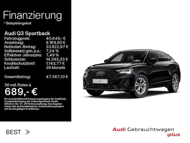 Audi Q3 35 TDI S-Line S-Tronic Sportback