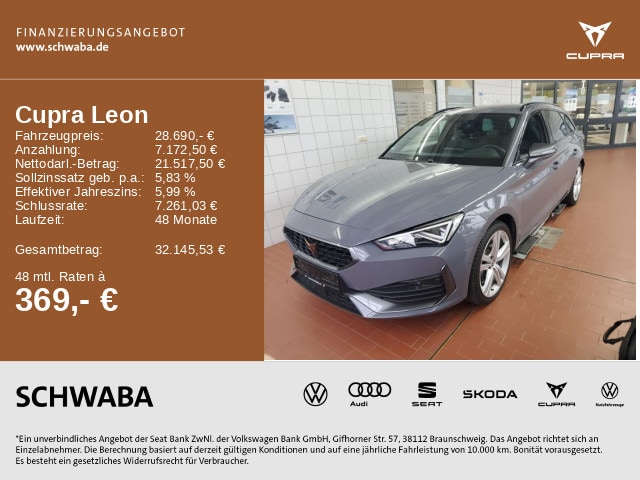 Cupra Leon 2.0 TSI 4Drive DSG Sportstourer VZ