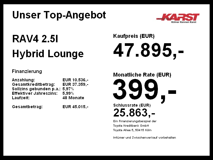 Toyota RAV4 5-deurs Lounge