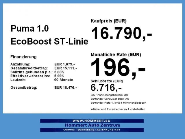 Ford Puma EcoBoost ST Line
