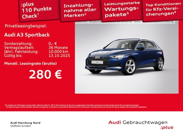Audi A3 30 TFSI S-Tronic Sportback