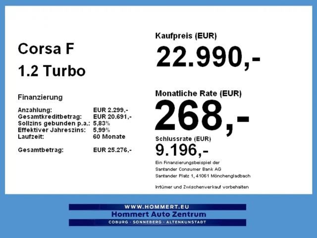 Opel Corsa 1.2 Turbo Edition Turbo