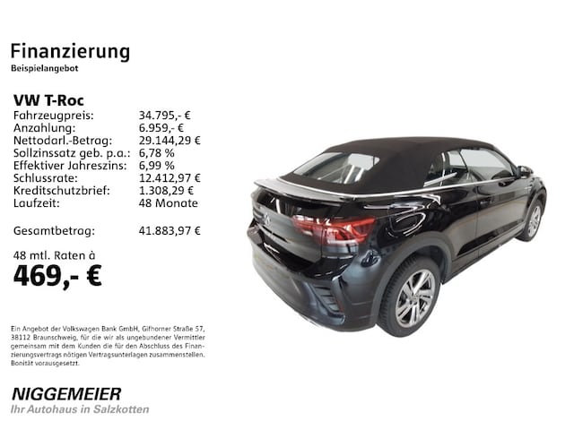 Volkswagen T-Roc Cabriolet DSG R-Line