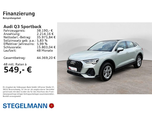 Audi Q3 40 TFSI Quattro S-Tronic Sportback