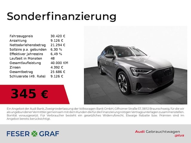 Audi e-tron 50 Quattro Sportback
