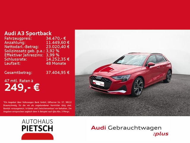 Audi A3 30 TFSI S-Tronic Sportback
