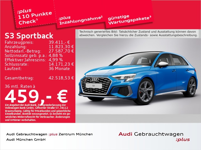 Audi S3 Quattro S-Tronic Sportback