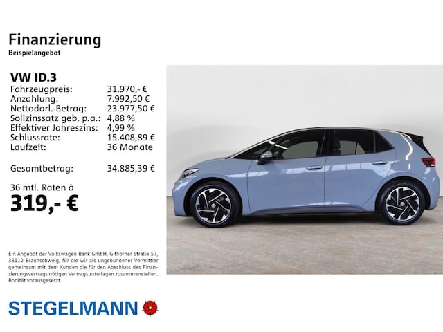 Volkswagen ID.3 58 KWh Performance Pro