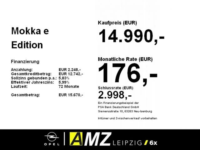 Opel Mokka Edition Mokka-e