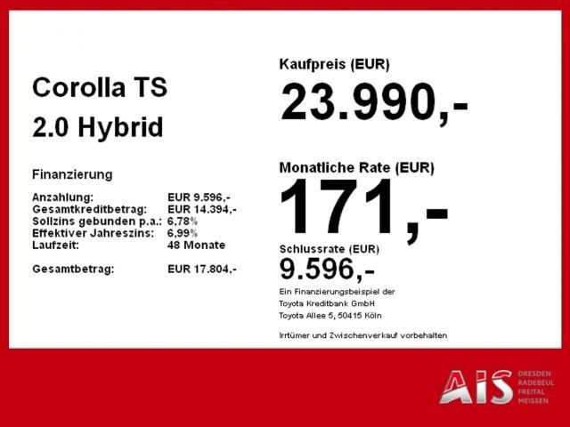 Toyota Corolla Hybride Team D