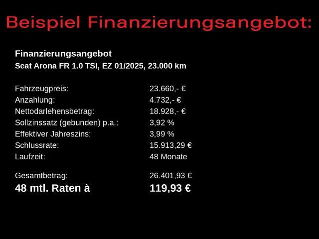 Seat Arona 1.0 TSI DSG FR-lijn