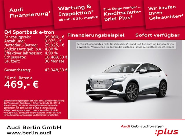Audi Q4 e-tron 50 Quattro Sportback
