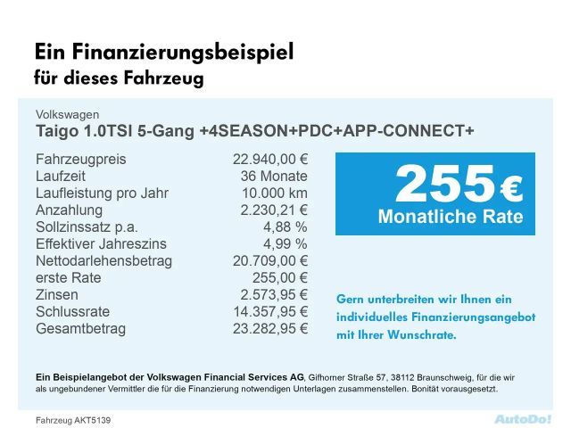 Volkswagen Taigo 1.0 TSI