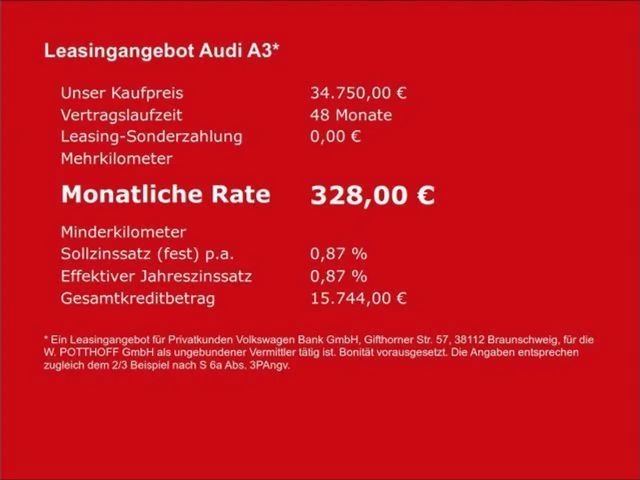 Audi A3 35 TFSI Sedan