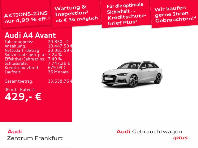 Audi A4 40 TFSI Avant Quattro S-Tronic