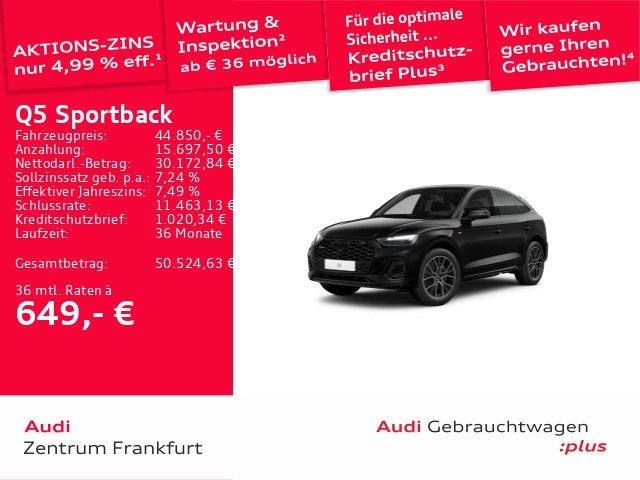 Audi Q5 40 TDI Quattro S-Tronic Sportback