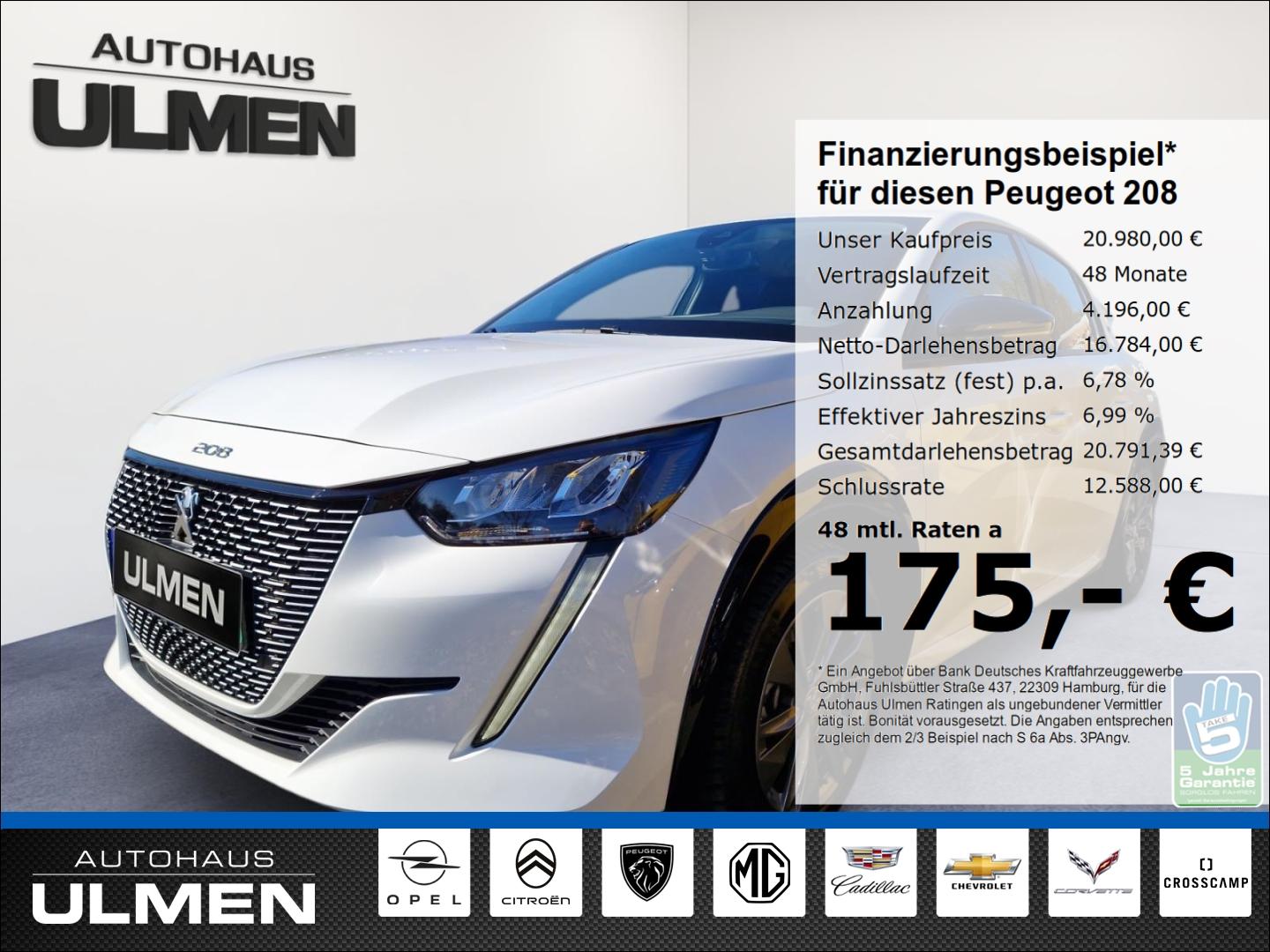 Peugeot E-208 Allure Pack