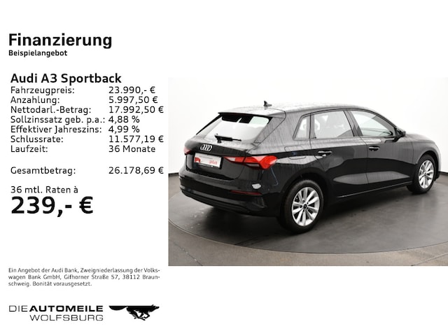 Audi A3 30 TFSI S-Tronic Sportback