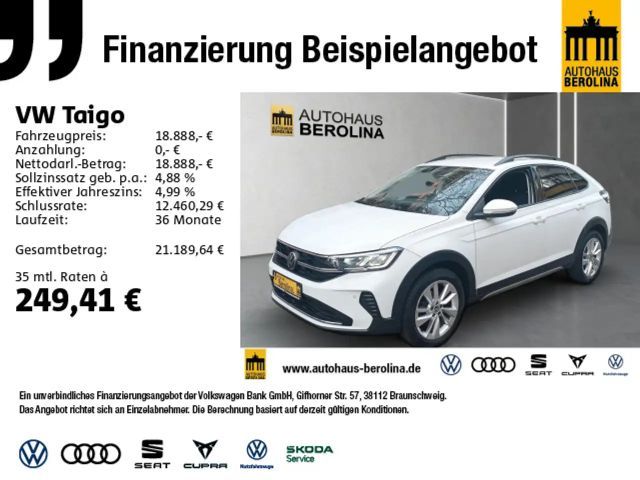 Volkswagen Taigo 1.0 TSI DSG Life
