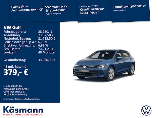Volkswagen Golf 1.5 eTSI DSG Style