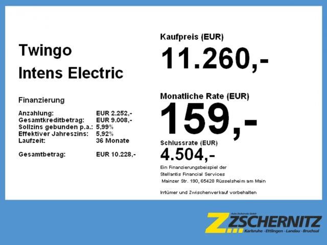 Renault Twingo Electric Intens