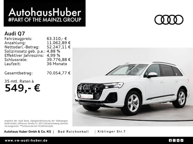 Audi Q7 55 TFSI Hybride Quattro S-Line