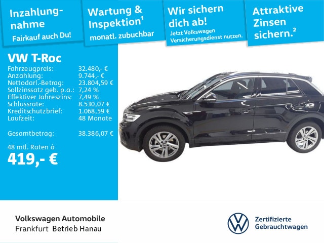 Volkswagen T-Roc 1.5 TSI DSG R-Line