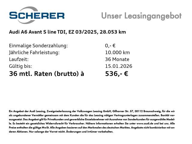 Audi A6 50 TDI Quattro S-Line