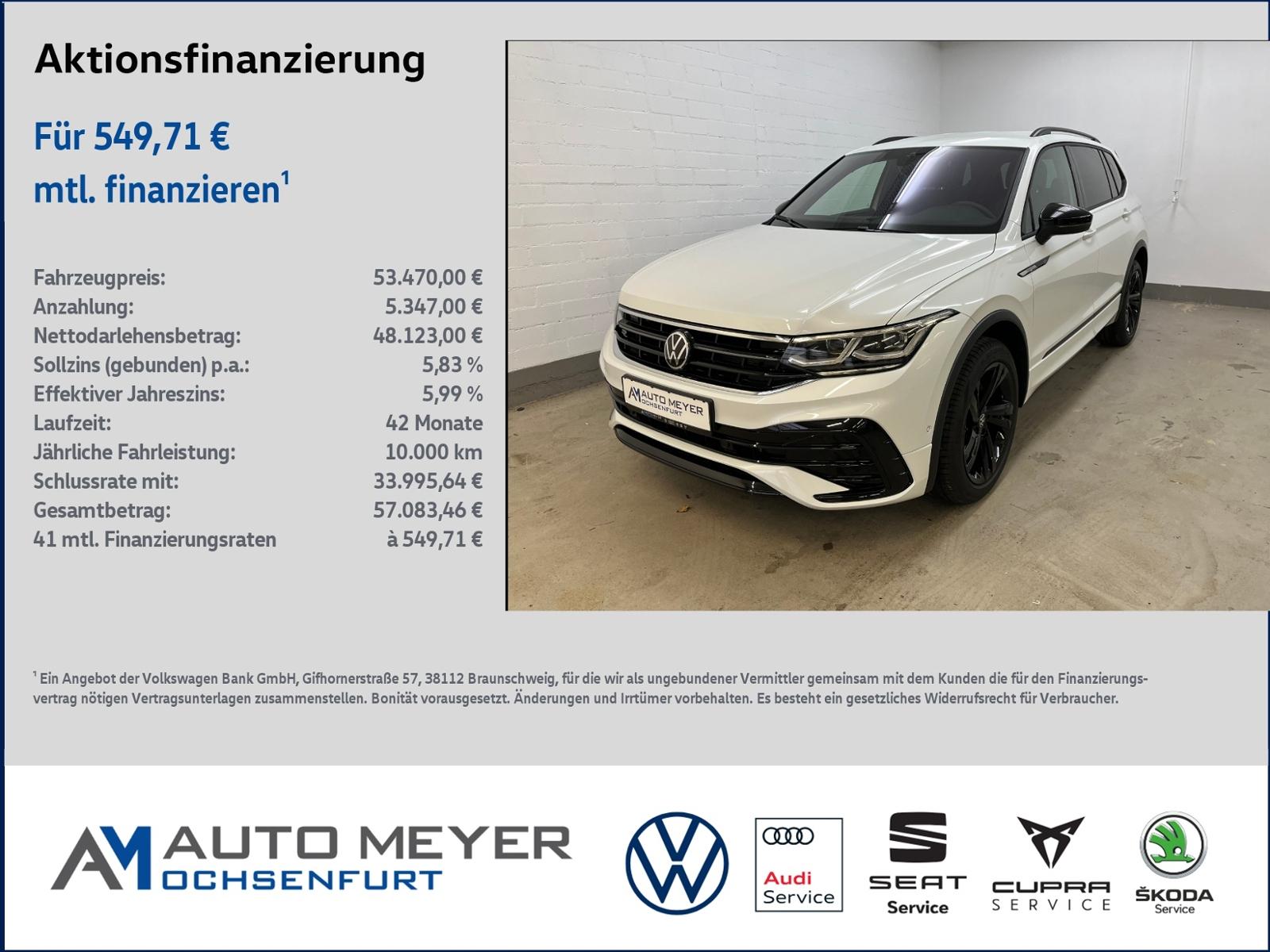 Volkswagen Tiguan 2.0 TDI Allspace DSG R-Line Style