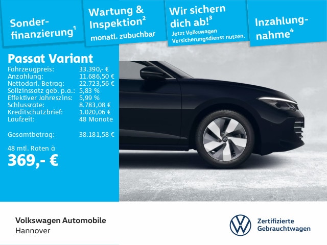 Volkswagen Passat 1.5 eTSI Business DSG Variant
